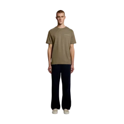 Best Lyle & Scott cript T-hirt - Khaki Ah
