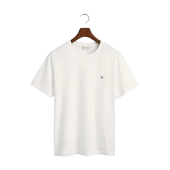 New Gant Shield SS T-Shirt - White