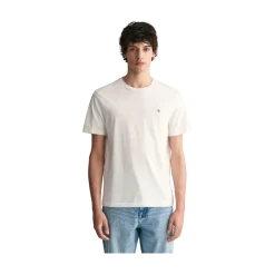 New Gant Shield SS T-Shirt - White
