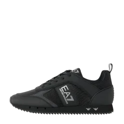 New Armani EA7 Shoes - Triple Black+Silver