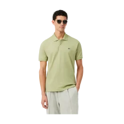 Outlet Lacoste Short Sleeved Ribbed Coll - Birch