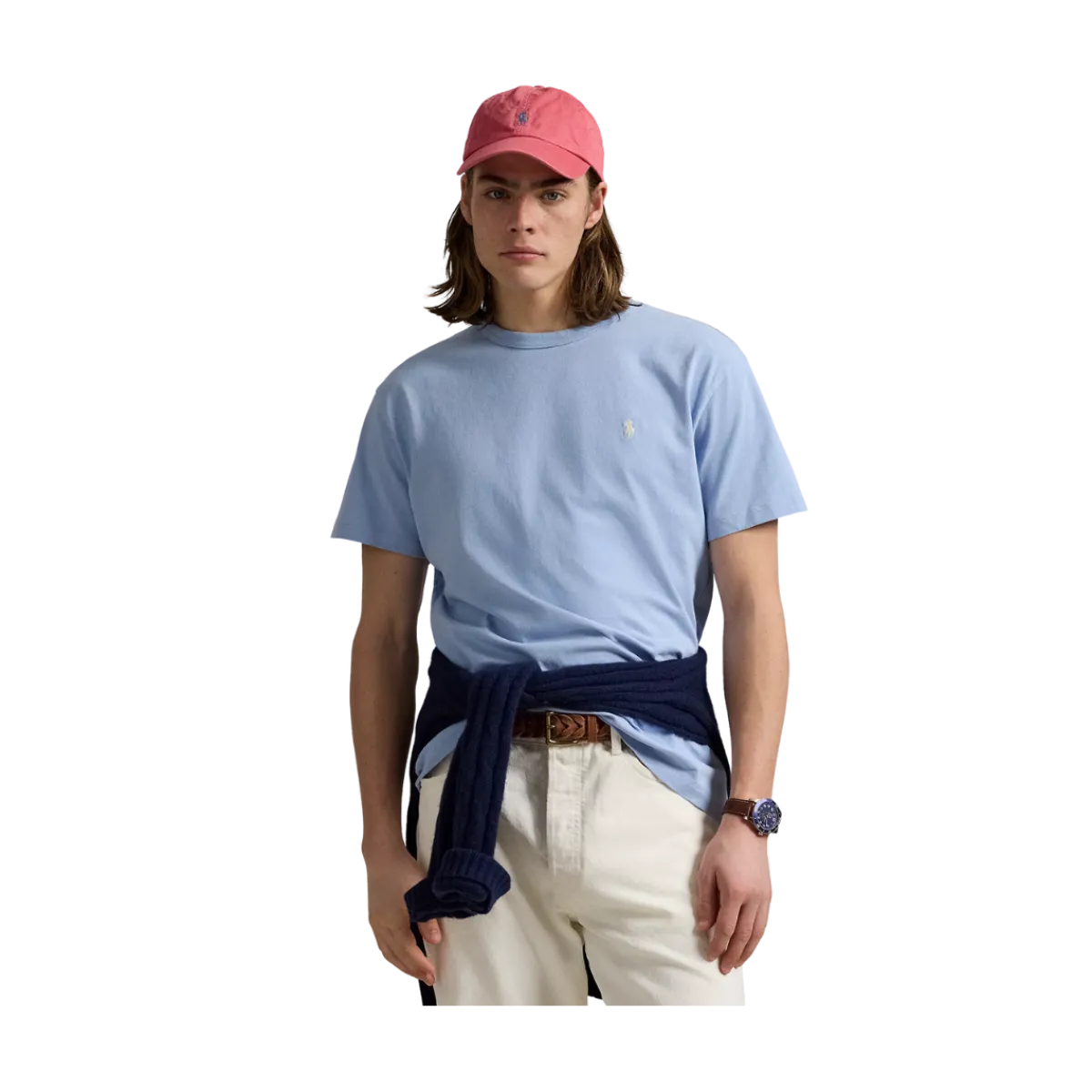 Hot Polo Ralph Lauren Short Sleeve T Shirt - Chambray Blue