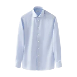 Clearance Eton Signature Twill Shirt Cut Away Contemporary - Light Blue