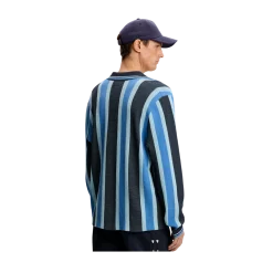 Online J.Lindeberg ia tripe Poo Knit - J Navy