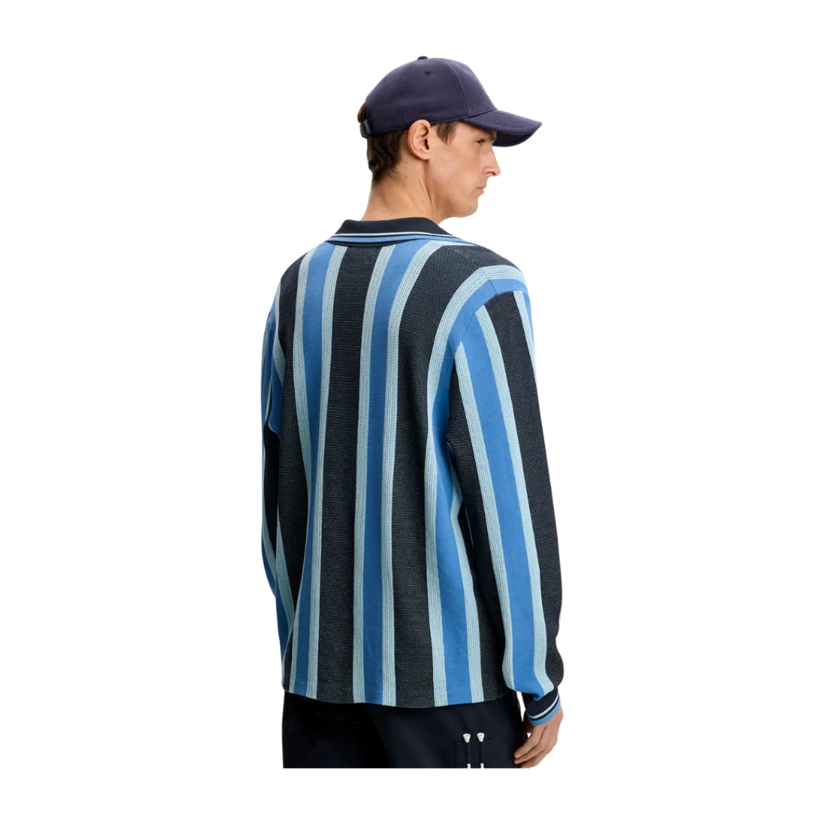 Online J.Lindeberg ia tripe Poo Knit - J Navy