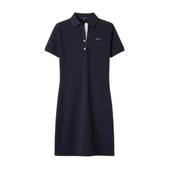 Gant li Contrat Color Pique Dre - Evening Blue