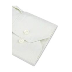 Best Stenströms Slimline C77 RM cuff - Light Green Stripe