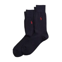 Best Polo Ralph Lauren SL Socks 2Pcs - Navy