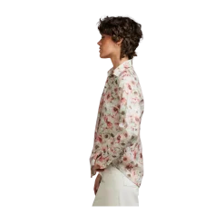 Best Stenströms Sofie Shirt - Light Orange Pattern