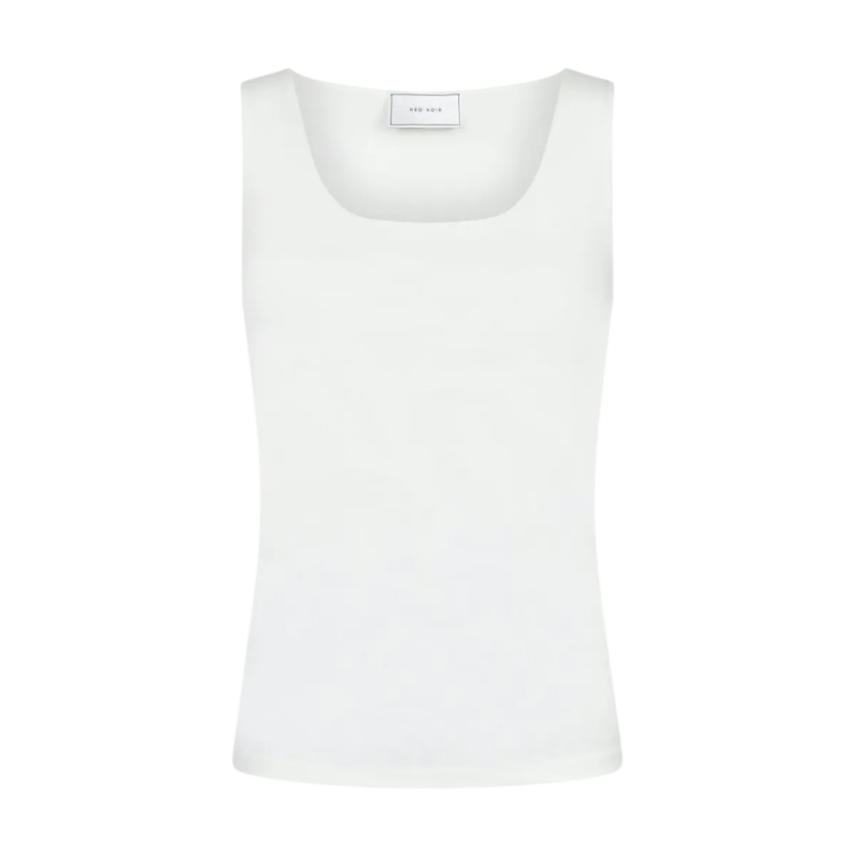 New Neo Noir Sophia Jersey Top - Off White