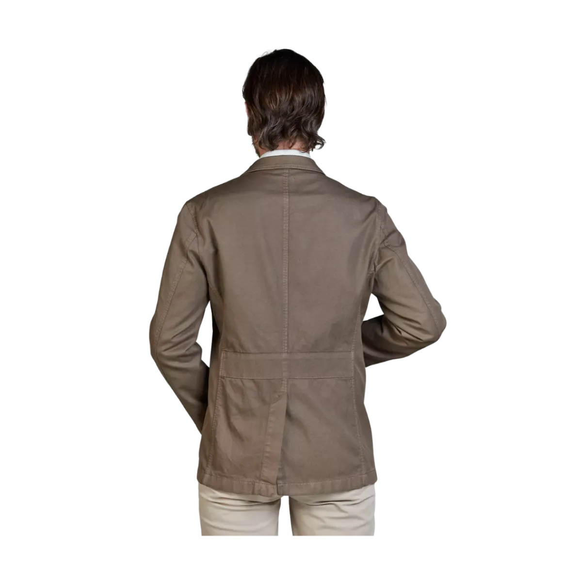 Outlet Hansen & Jacob orrento Linen Blend Jacket - Rutic Brown