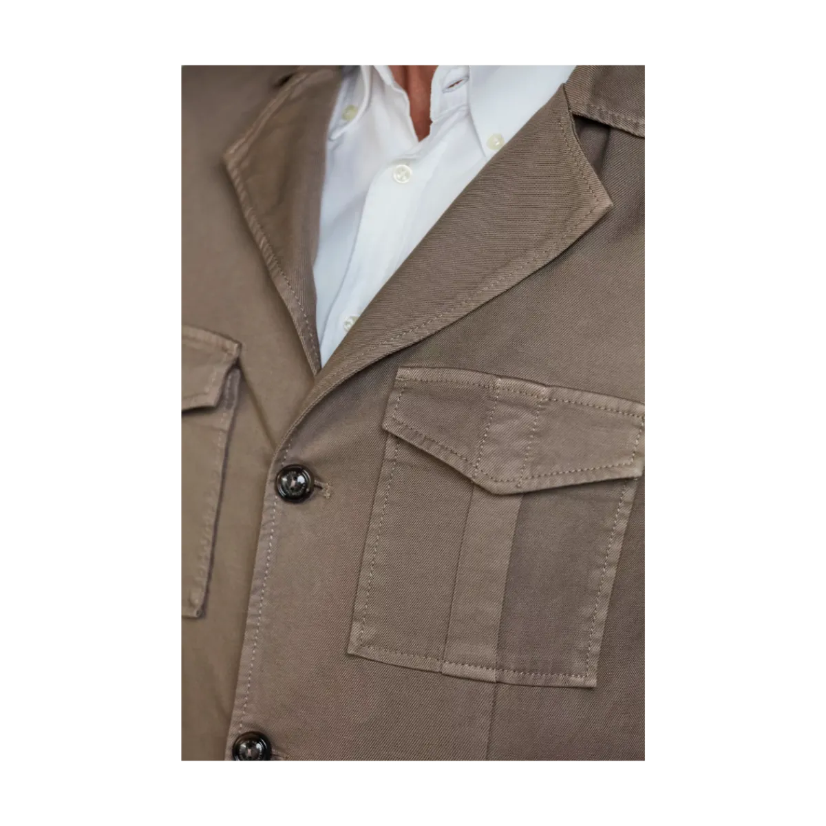Outlet Hansen & Jacob orrento Linen Blend Jacket - Rutic Brown