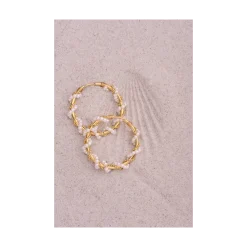 Best My Jewellery Statement Hoop Earrings - Gold