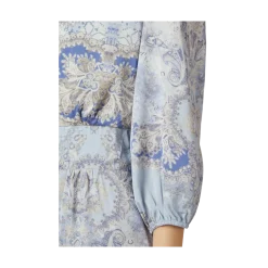 New Neo Noir Stellar Artist Paisley Dress - Light Blue