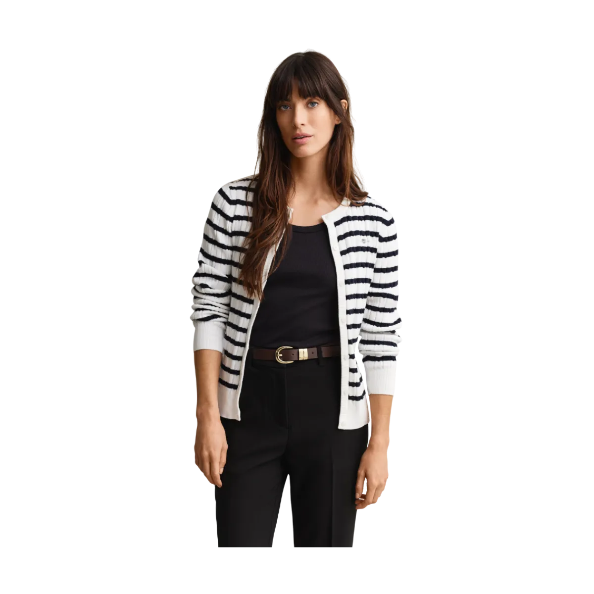 Clearance Gant tretch Cotton Cabe tripe Cardi - Egghe