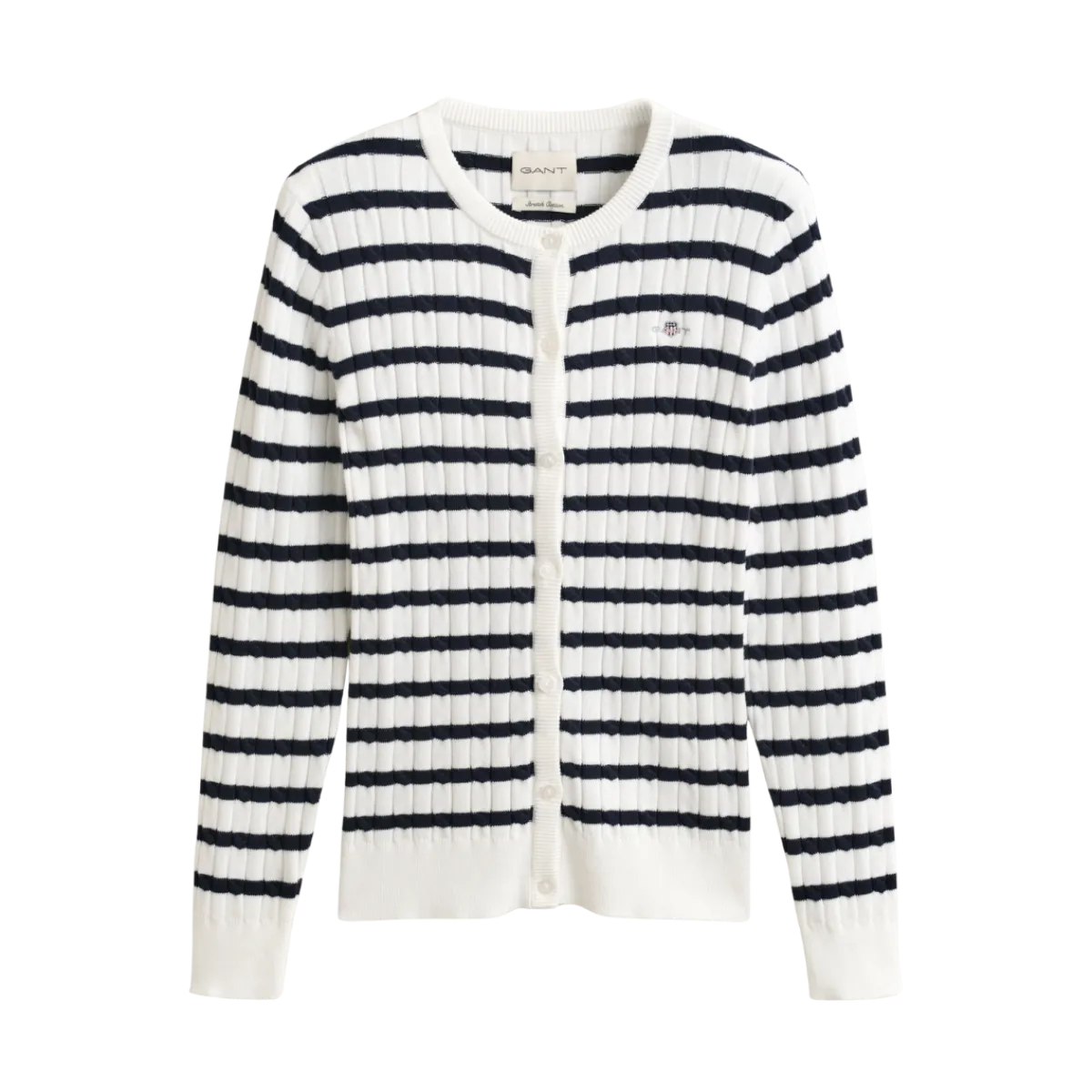 Clearance Gant tretch Cotton Cabe tripe Cardi - Egghe