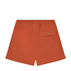 Online Knowledge Cotton Apparel Stretch Swishorts - Burnt Brick