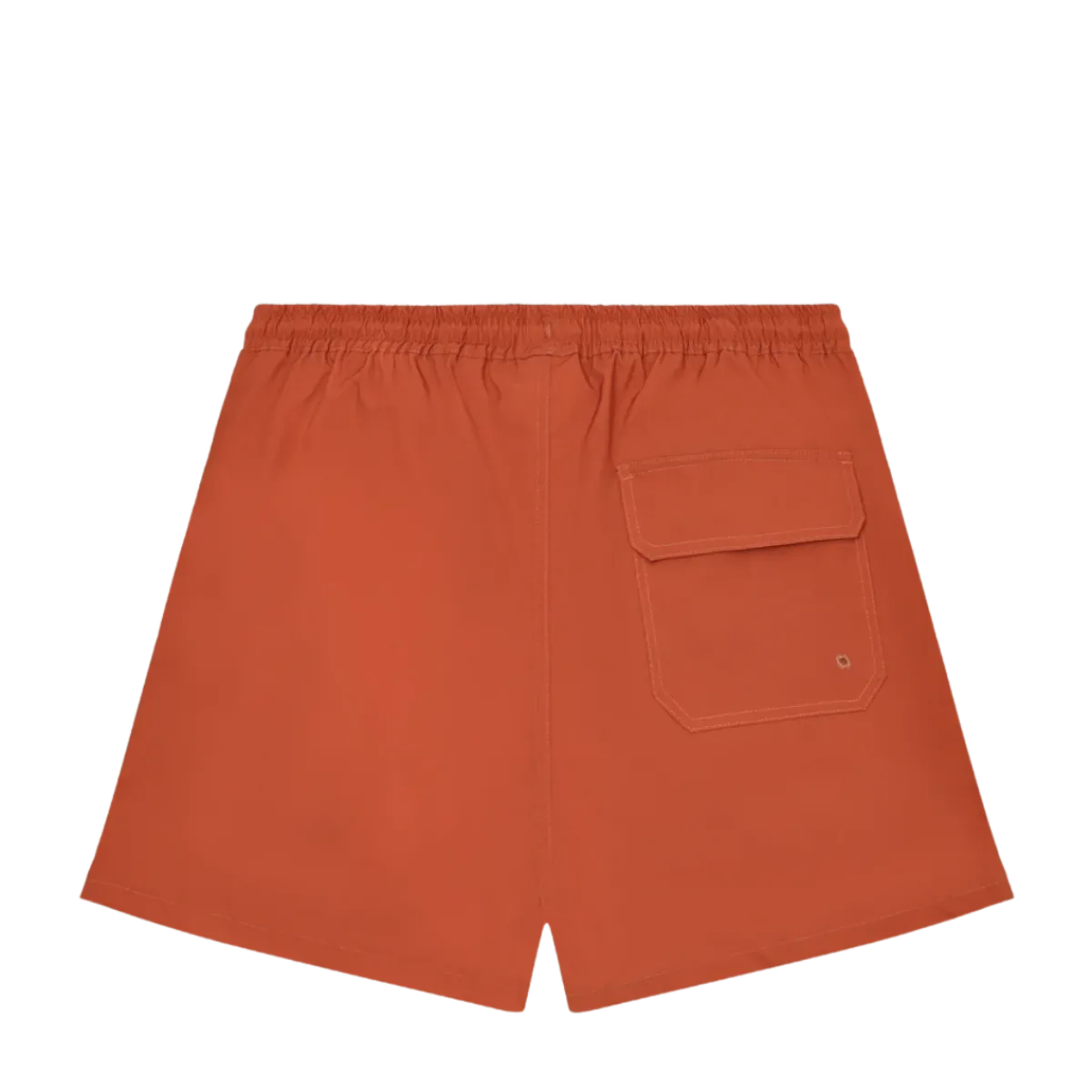 Online Knowledge Cotton Apparel Stretch Swishorts - Burnt Brick