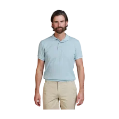 New Hansen & Jacob tructure Polo - Light blue
