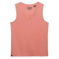 Best Superdry Studios Vee Neck Vest - Peach Amber Pink