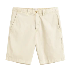 New Gant Sunfaded Chino Shorts - Cream
