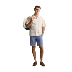 New Gant Sunfaded Chino Shorts - Faded Denim