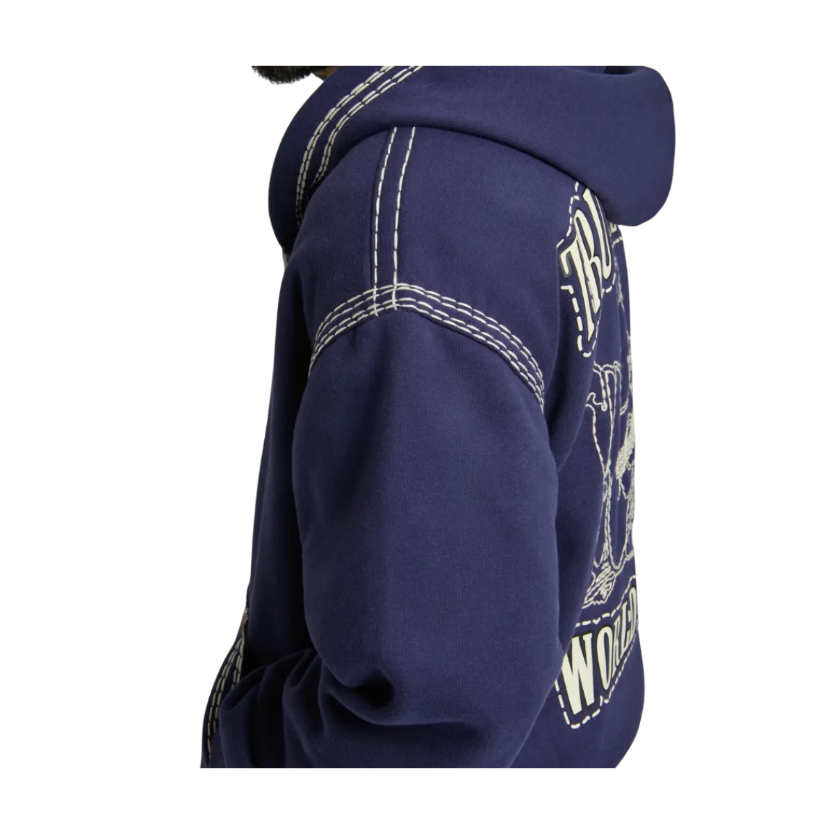 Sale True Religion uper Boxy Zip Up Hoodie - Ecipe