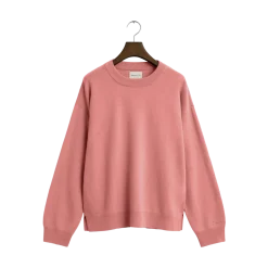 Gant Superfine Lambswool C-Neck - Faded Brick