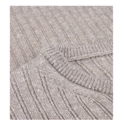 Hot Stenströms weater Knitted Ribbed Linen / erino Wool - Light Brown