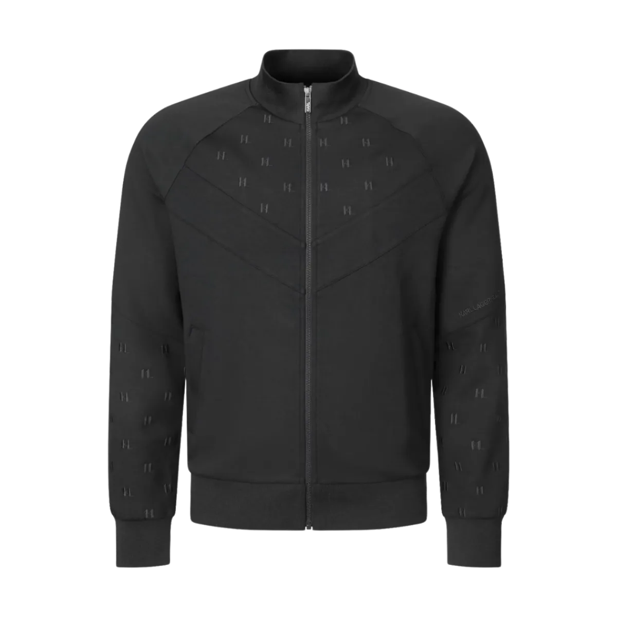 Hot Karl Lagerfeld weat Zip Jacket - Back