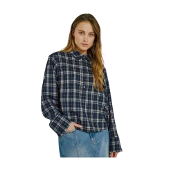 Best Norr Sylvana Top - Navy Check