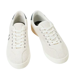 Discount Fred Perry Tennis Shoe Suede - Ecru