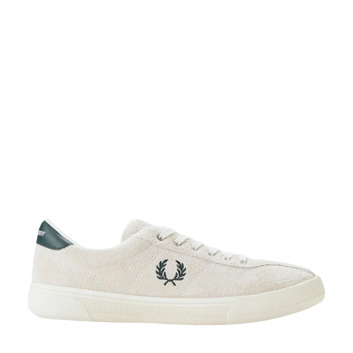Discount Fred Perry Tennis Shoe Suede - Ecru
