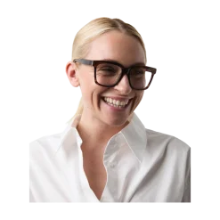 GLAS Eyewear Therese Large - Dark Brown 1.0