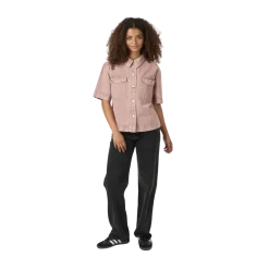 Online Neo Noir Tiki Solid Shirt - Pink