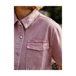 Online Neo Noir Tiki Solid Shirt - Pink