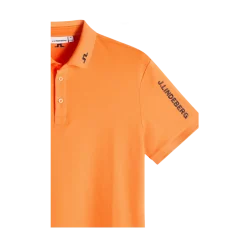 Outlet J.Lindeberg Tour Tech Pique Poo - Goden Poppy