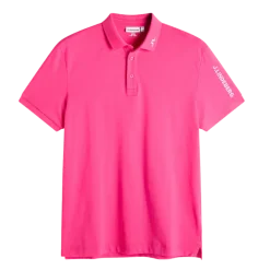 Online J.Lindeberg Tour Tech Pique Poo - Pink Yarrow