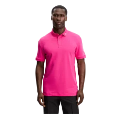 Online J.Lindeberg Tour Tech Pique Poo - Pink Yarrow