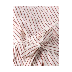 Knowledge Cotton Apparel Trace ooe atin hort - Red tripe