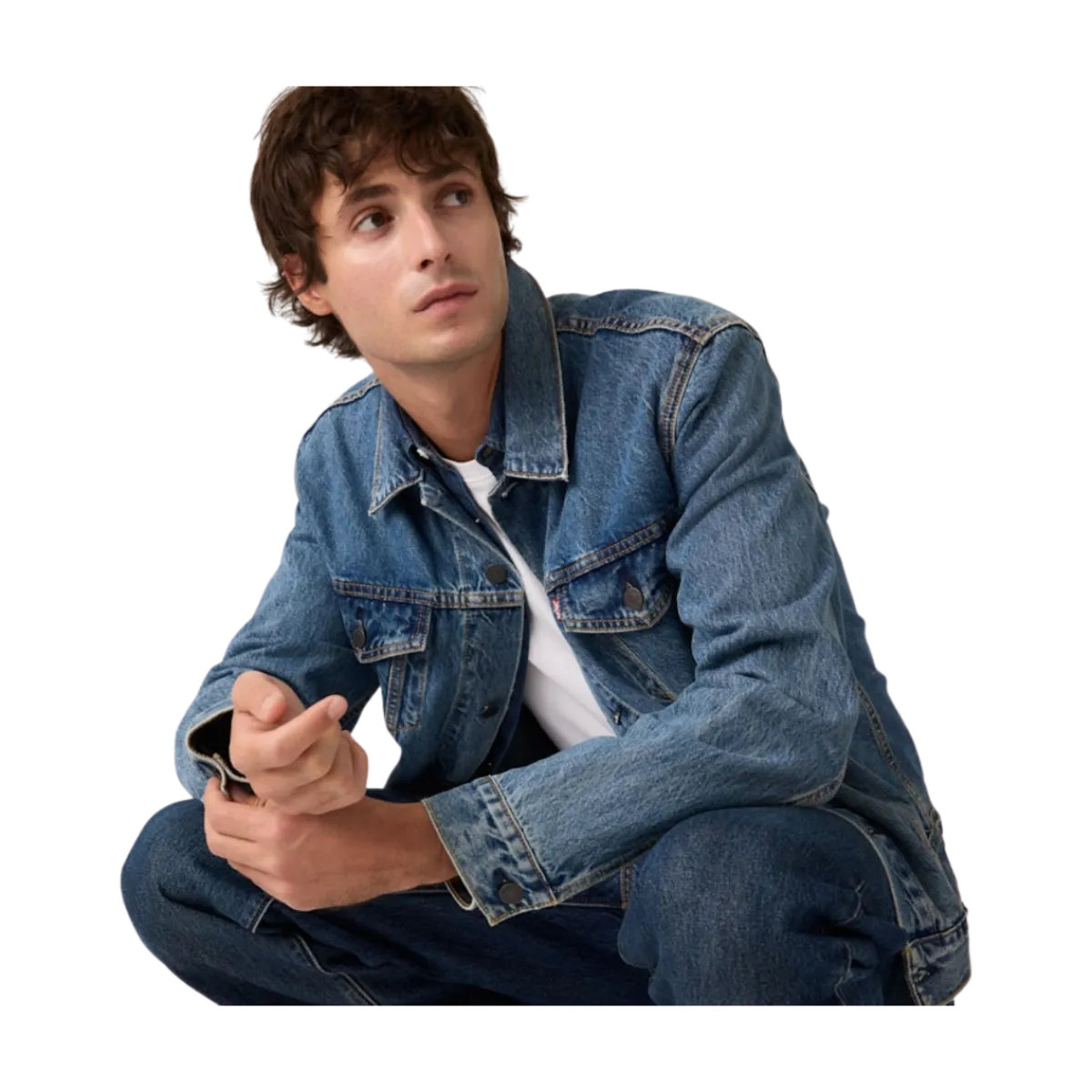 Clearance Levi's Trucker Jacket - Wahed Away Bue