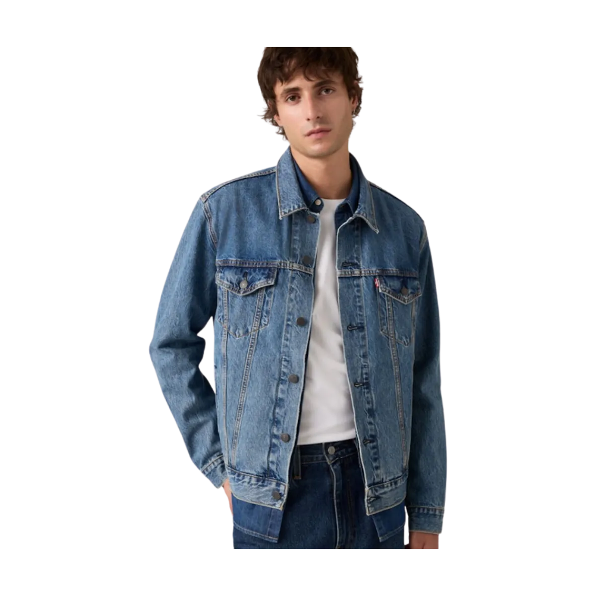 Clearance Levi's Trucker Jacket - Wahed Away Bue