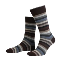 Sale Amanda Christensen True Block Stripe Ankle Sock - Brown