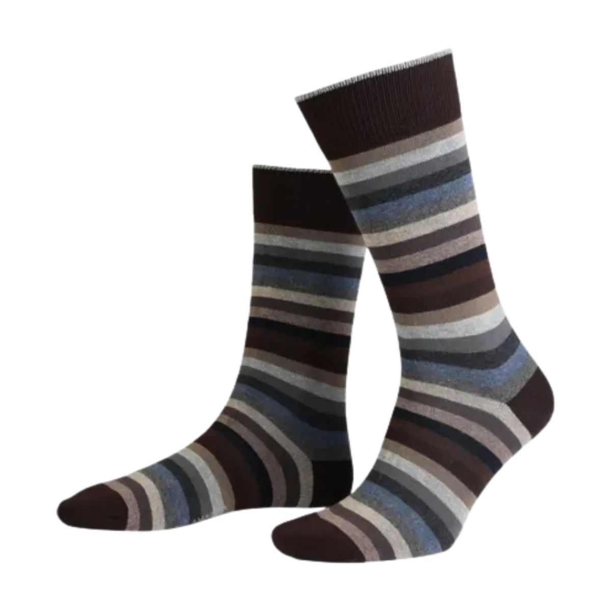 Sale Amanda Christensen True Block Stripe Ankle Sock - Brown