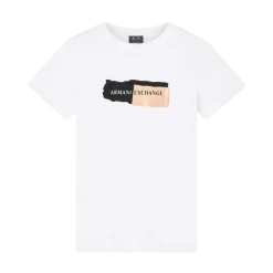 Discount Armani Exchange T-hirt - Optic White