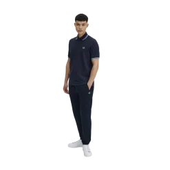 Sale Fred Perry Twin Tipped FP Shirt - Navy