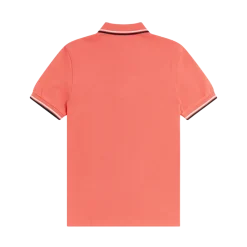 Hot Fred Perry Twin Tipped FP hirt - trawberry Crea / Ecru / Blac