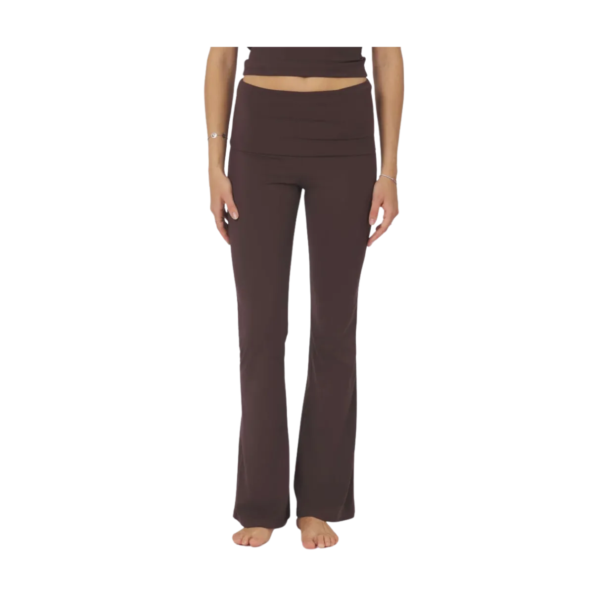 Outlet Neo Noir Ulianna Leggings Pants - Chocolate Brown