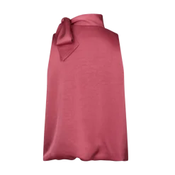 Outlet Neo Noir Veda Heavy Sateen Top - Cherry Pink