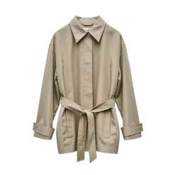 Clearance Norr Venja Trenchcoat - Warm Beige